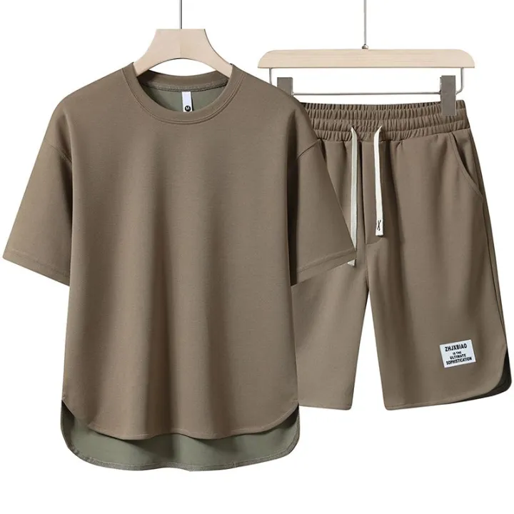 Summer%20Loose%20Men's%20Suit%20Casual%20New%20Set%20Korean%20Style%20Short%20SleeveTMen's%20T-shirt%20plus%20Size%20Two-Piece%20Suit%20-%20Image%207