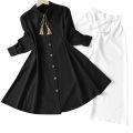 Western Fashion Ladis Stitched Tops and pant Double Georgette  style Kurti  dress for women. 