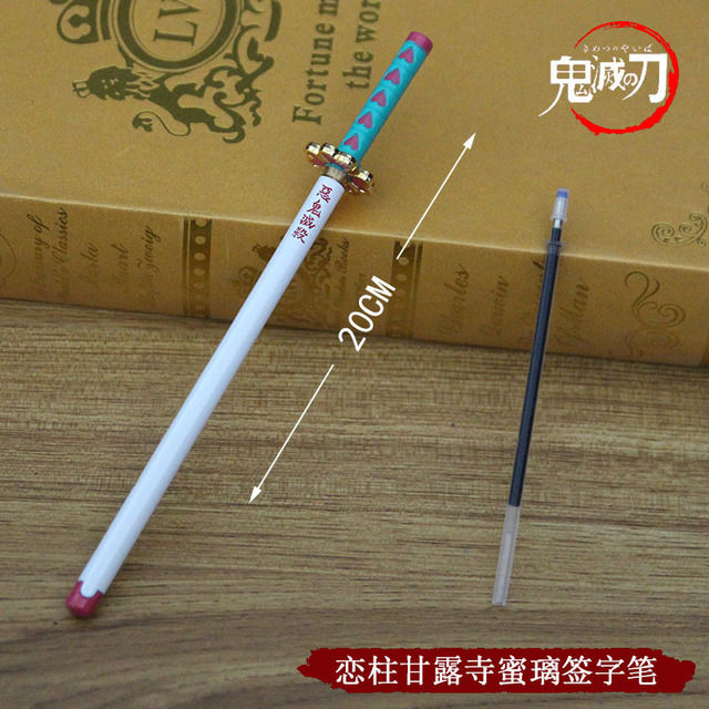 Samurai%20Katana%20Sign%20Pen%20Demon%20Slayer%20Mini%20Metal%20Model%20Decorations%20Cartoon%20Anime%20Manga%20Display%20Office%20Student%20Stationery%20-%20Image%202