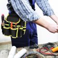 Multifunctional 8-pocket Waist Belt Tool Bag  (4 Holes 2 Pocket) for Electric Electrician Drill Garden Tools set Organizer for Home / Industrial Maintenance. 