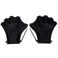 Ladies Mittens Mens Gym Accessories Swimming Gloves Hand Flippers Webbed Finger Water Paddling Training Proof Sports Man Miss Fitness. 