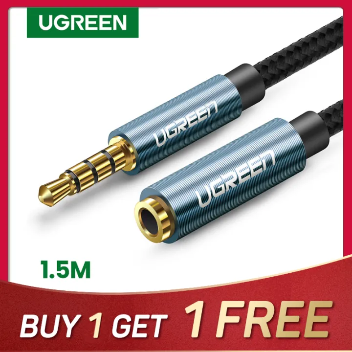 Ugreen%20Jack%203.5%20mm%20Audio%20Extension%20Cable%20for%20Huawei%20P20%20lite%20Stereo%203.5mm%20Jack%20Aux%20Cable%20for%20Headphones%20Xiaomi%20Redmi%205%20plus%20PC%20Computer%20iPod%20-%20Image%202