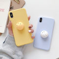 Squishy 3D Toys Chick Phone Cat Case For Samsung Galaxy S6 S7 S8 S9 S10e S20 S21 FE S22 S23 Ultra Cartoon Funny Foot Soft Cover. 