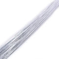 25Pcs 80cm Long Stocking Flower Iron Wire Used For DIY Nylon Flower Making Floral Wire Ronde Flower Material Accessory 0.46mm.
