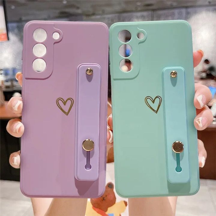 Love%20Heart%20Wristband%20Holder%20Phone%20Case%20For%20Samsung%20S24%20S23%20S22%20S21%20Plus%20Note%2020%20Ultra%20S20%20FE%20A52%20A72%20A42%20A51%20A71%20A73%20Soft%20Cover%20-%20Image%202