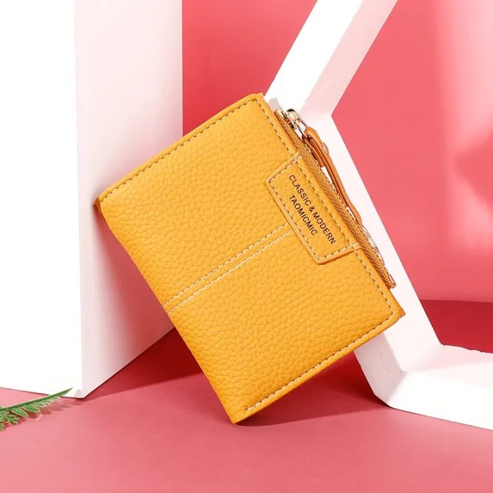 Women%20Wallet%20Soft%20PU%20Leather%20Female%20Purse%20Mini%20Hasp%20Card%20Holder%20Coin%20Short%20Wallets%20Slim%20Small%20Purse%20Zipper%20Keychain%20-%20Image%203