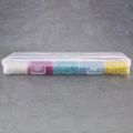 About 9000 Pcs Colorful Beads 3mm Glass Beads for Jewelry Making.