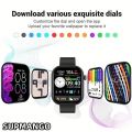 K20 Smart Watch With Wireless Call Smart Watch For Men And Women With Heart Rate Blood Pressure Monitoring BT Connection.