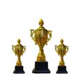 Gold Color Cricket & Football 8 Inch Mini Trophy - Cricket mini trophy - Football mini trophy - Mini trophy.