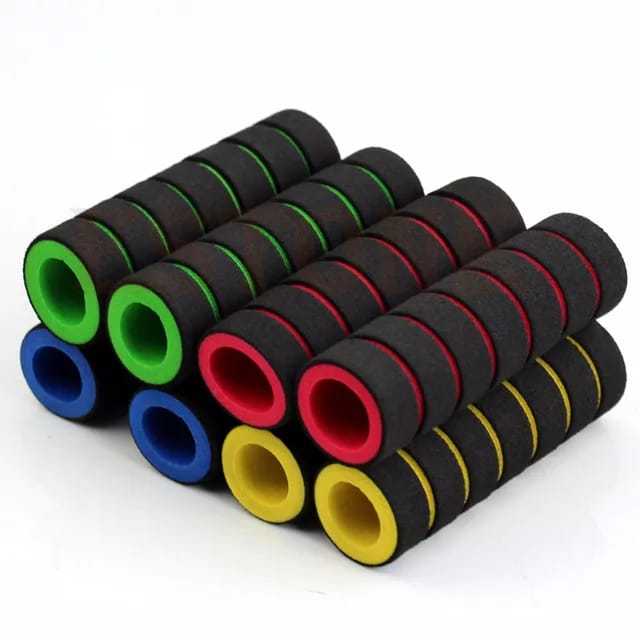 Sponge%20Soft%20Foam%20Handle%20Nonslip%20Grip%20Cover%20For%20Bicycle%201%20Pair%20(2%20pcs)%20(Multicolor)%20-%20Image%204
