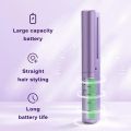 1Pc/2Pcs Hair Straightener Curler Comb 2-in-1 Wet Dry Straightening Comb 180-160-150 Degree Celsius Adjustable Heat Styling Tool.
