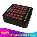 300W Multi USB Charger Hub Station 60 Ports Fast Charging Wall Charger for iPad iPhone 11 12 13 Pro Max Samsung Tablet Usb 충전기. 