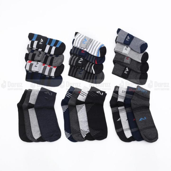 Men's 24 pair fashionable short socks A1 24