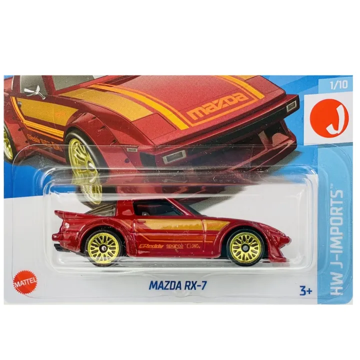 Hot%20Wheels%20(Mainline)%20Mazda%20RX-7%20Chili%20Red,%20Scale%20-%201:64%20-%20Image%202
