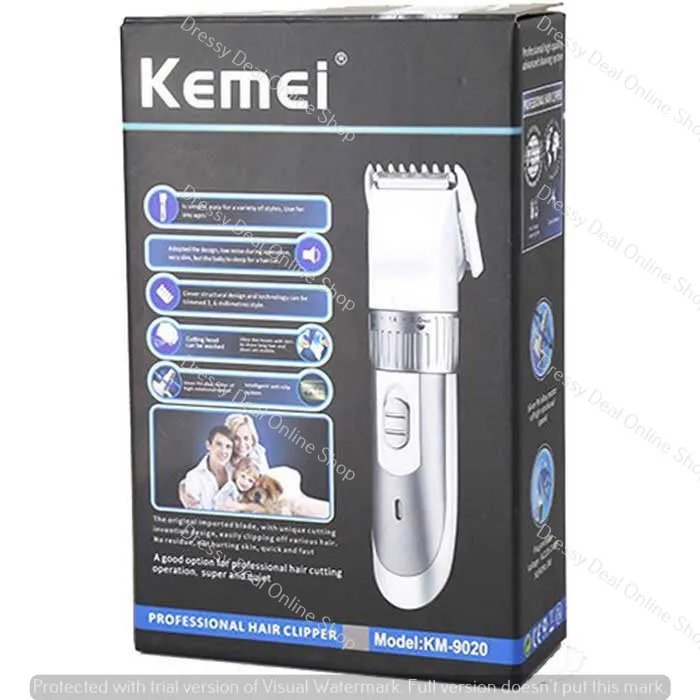 Kemei%20KM-9020%20Exclusive%20Rechargeable%20Hair%20Clipper%20&%20Trimmer%20with%202%20recharagble%20battery%20-%20Image%204