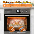 Digital Thermometer Kitchen Thermometer Oven Thermometer Meat Thermometer Countdown Timer. 
