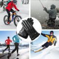 Winter Gloves Faux Leather Windproof Full Finger Outdoor Gloves. 