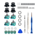 4PCS Analog Joystick with 4 Sensor Module for Controller 3D Analog Joystick Potentiometer with Luminous Joystick Cap Set Kit. 