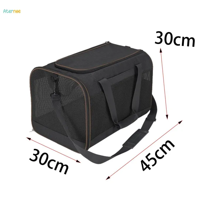 Cat%20Carrier%20Bag%20Outdoor%20Kitten%20Carrier%20Shoulder%20Bag%20Pet%20Travel%20Bag%2045x30x30cm%20for%20Dogs%20and%20Black%20-%20Image%205