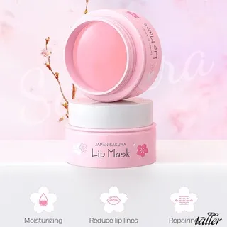LAIKOU%20Japan%20Sakura%20Lip%20Mask%20Diminishing%20Lip%20Lines%20Cherry%20blossoms%20Remove%20Wrinkle%20Cream%20Repairing%20Smoothing%20Lip%20Balm%208g%20-%20Image%202