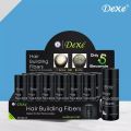 Dexe Hair Building Fiber Black for men & women - 5 ps combo.