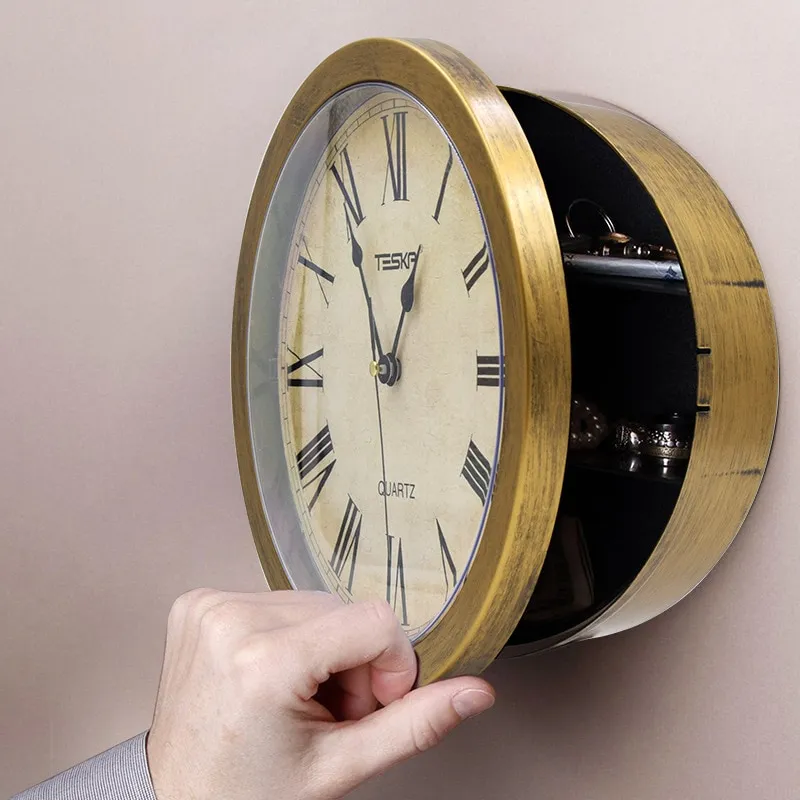 Best Sell Wall Clock Hidden Safe,Clock Safe Secret Hidden Safe Wall