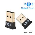 Wireless USB Bluetooth Adapter 5.0 Dongle Receiver for Pc Win Xp/ 7/8/10 Music - Black. 