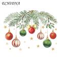 Removable Christmas Toilet Stickers Festive Christmas Green Plants Toilet Stickers Self-adhesive Decal for Kids Bedroom Bathroom Southeast Asian Home Decor Elegant Christmas Sticker for Toilets. 