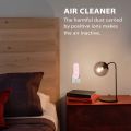 Plug in Air Purifier for Home Cleaner Mini Air Ionizer Pink EU Plug. 