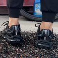 Steel Toe Shoes for Men Indestructible Work Shoes Lightweight Steel Toe Sneakers Non Slip Safety Shoes Puncture Proof Composite KEEMEEUYZO. 