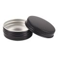 Aluminum Tin Cans - 40 Pack 1Oz / 30G Round Metal Tin Container Screw Top Cans Cosmetic Sample Containers Candle Travel Tins. 