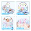 Baby Fitness Frame, Multifunctional newborn children pedal piano baby fitness mat. 