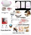 Cake Decorating Turntable - 28 cm +12 pieces Cake decoration Nozzle set + 10 Piping Bags + 3 pcs scrapper combo pack of 4 items. 