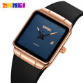 SKMEI Women Fashion Elegant Stopwatch Quartz Watches Womens Casual Simple Wristwatches Waterproof Famale Clcok Reloj Mujer 2173. 