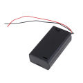 2 x AA 3V battery holder connector storage case box ON/OFF switch with lead wire.