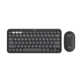 Logitech Pebble 2 Tonal Graphite Bluetooth Keyboard & Mouse Combo #920-012187/920-012200. 
