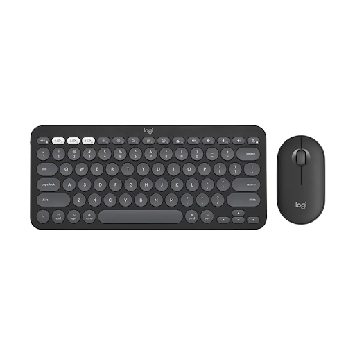 Logitech Pebble 2 Tonal Graphite Bluetooth Keyboard & Mouse Combo #920-012187/920-012200