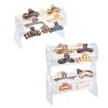 Acrylic Headband Holder Clear Headband Stand Hair Accessories Storage Rack for Jewelry Headband Hair Clasp.