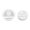 Silica Halloween Sausage Mold Good Quality 11.8cm White Gypsum Mold Cement Gypsum Silicone Mold for Pendant Candle.