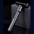 New Adjustable Safety Razor Mens Folding Shaving Double Edge Classic Safety Titanium Coated Blades Shaver Razor Blade.