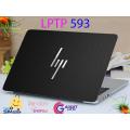 LPTP - 593 Dot Black HP Laptop Sticker Laptop Skin Sticker & Laptop Skin for laptop Back Side Decoration - Laptop Sticker. 