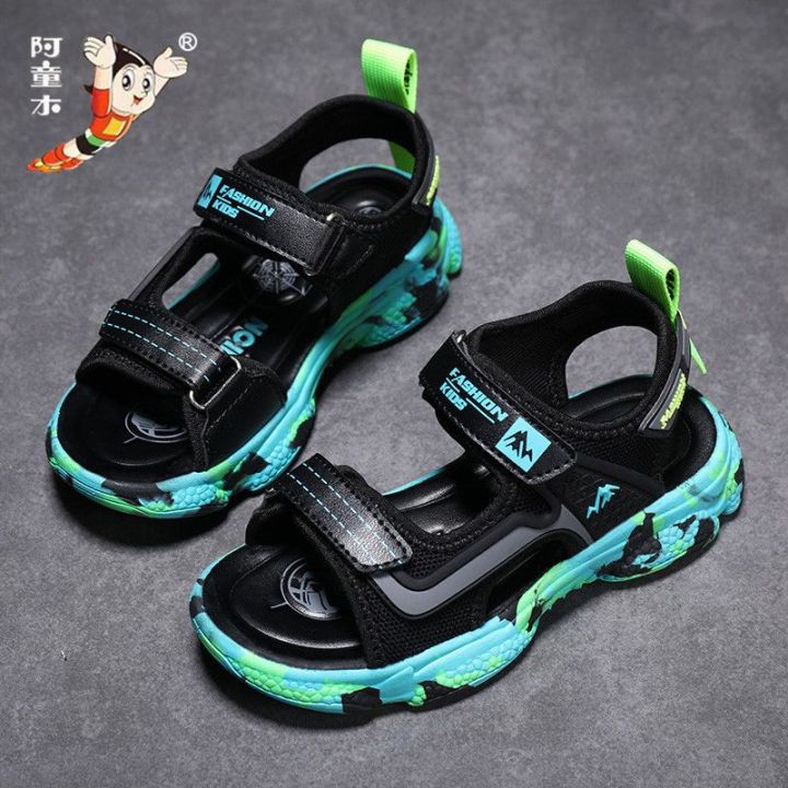 Astro%20Boy%20Children's%20Sandals2023Summer%20New%20Boys'%20Sports%20Sandals%20Non-Slip%20Soft%20Bottom%20Middle%20and%20Big%20Children%20Beach%20Shoes%20-%20Image%208