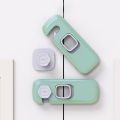 Home Refrigerator Protection Freezer Housing Safety Door Locks Closing Buckle Child Safety Lock. 