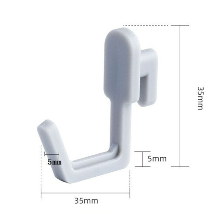 【Best value for money】 20Pcs High-quality HIPS Shelf Peg Hook Storage Tool Detachable Pegboard Holders Waterproof Hole Board Hook Workbench