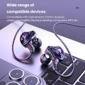 OLAF DAC Type C/3.5mm Headphones Wired Earbuds Handsfree Headset Gamer HiFi 9D Bass Stereo In-Ear Cable Earphones For Smartphone.