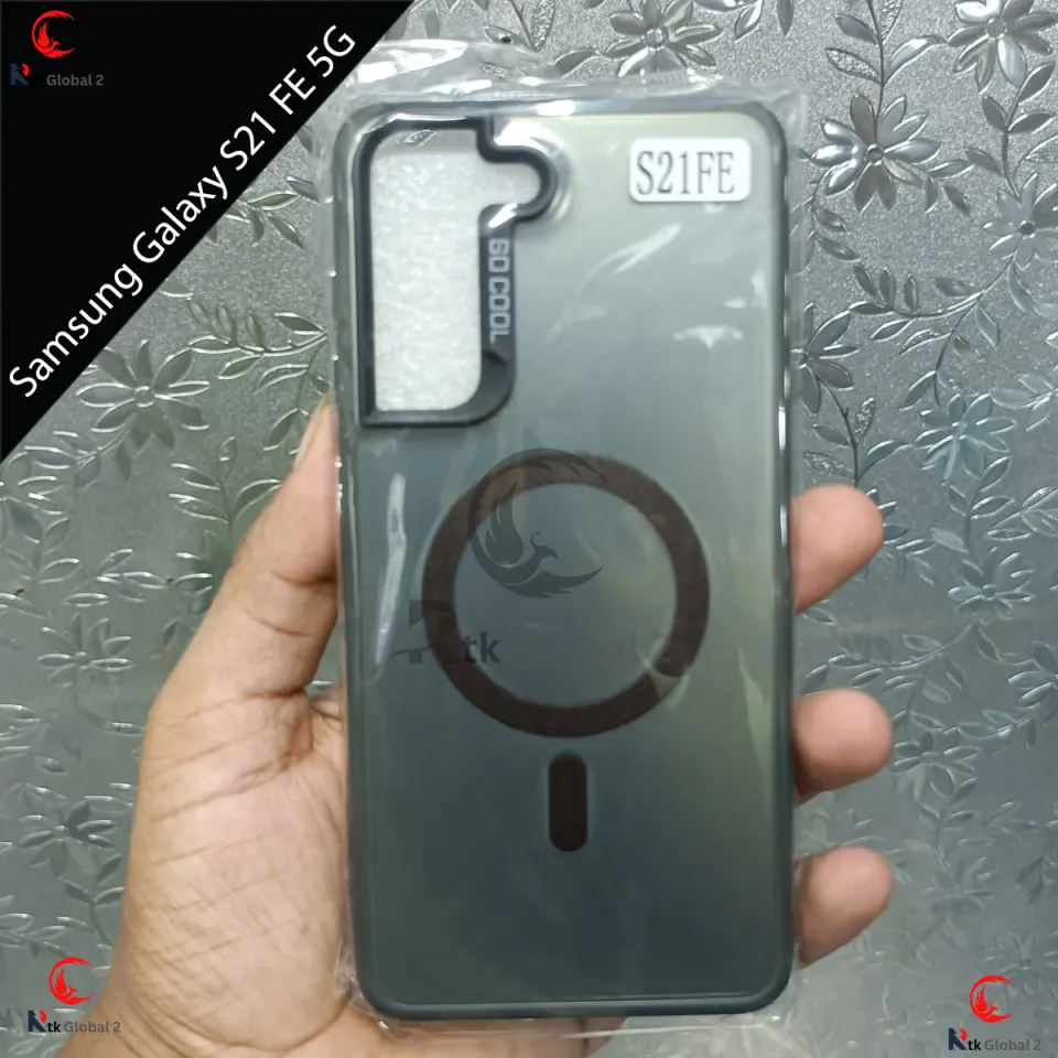 For Samsung Galaxy S21 FE 5G Back Cover Soft Silicone Bump Hard