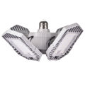 LED Garage Light Foldable Deformable Garage Ceiling Lamp with 4 Adjustable Panels 60W 6000LM for Warehouse Bar Basement. 