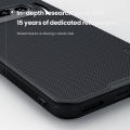 Nillkin Super Frosted Shield Pro Matte Black Case for Nothing Phone 3A - Durable Shockproof Cover.