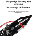 NCANRUI Multi-Function Wire Stripper 28 in 1 Wire Stripper Wire Splitter for Clamping, Screwing, Stripping and Cutting Cables. 