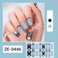 1Set INS Trendy 16 Strips Semi Cured Gel Nail Sticker French Nail Art Gradient Colors Gel Full Nail Wraps Gel Nail Polish Strip. 